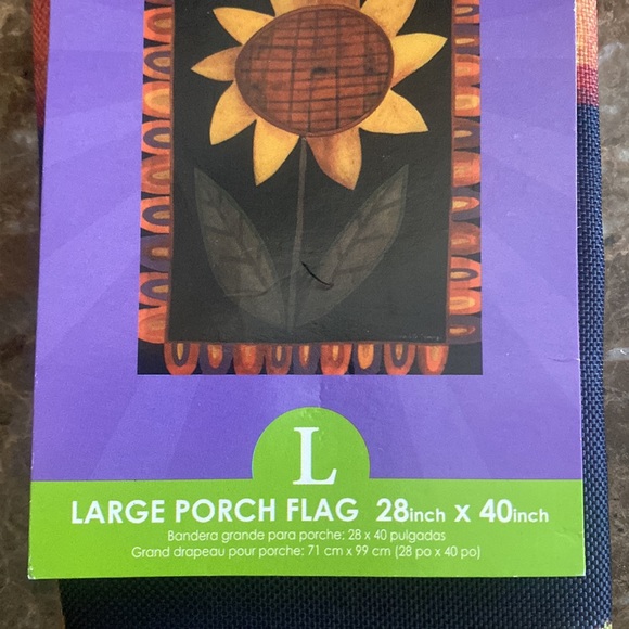 2/$15 🌻SUNFLOWER🌻Flag, Polyester Large Outdoor or Indoor Decor, 28” x 40”, NWT - Picture 2 of 4